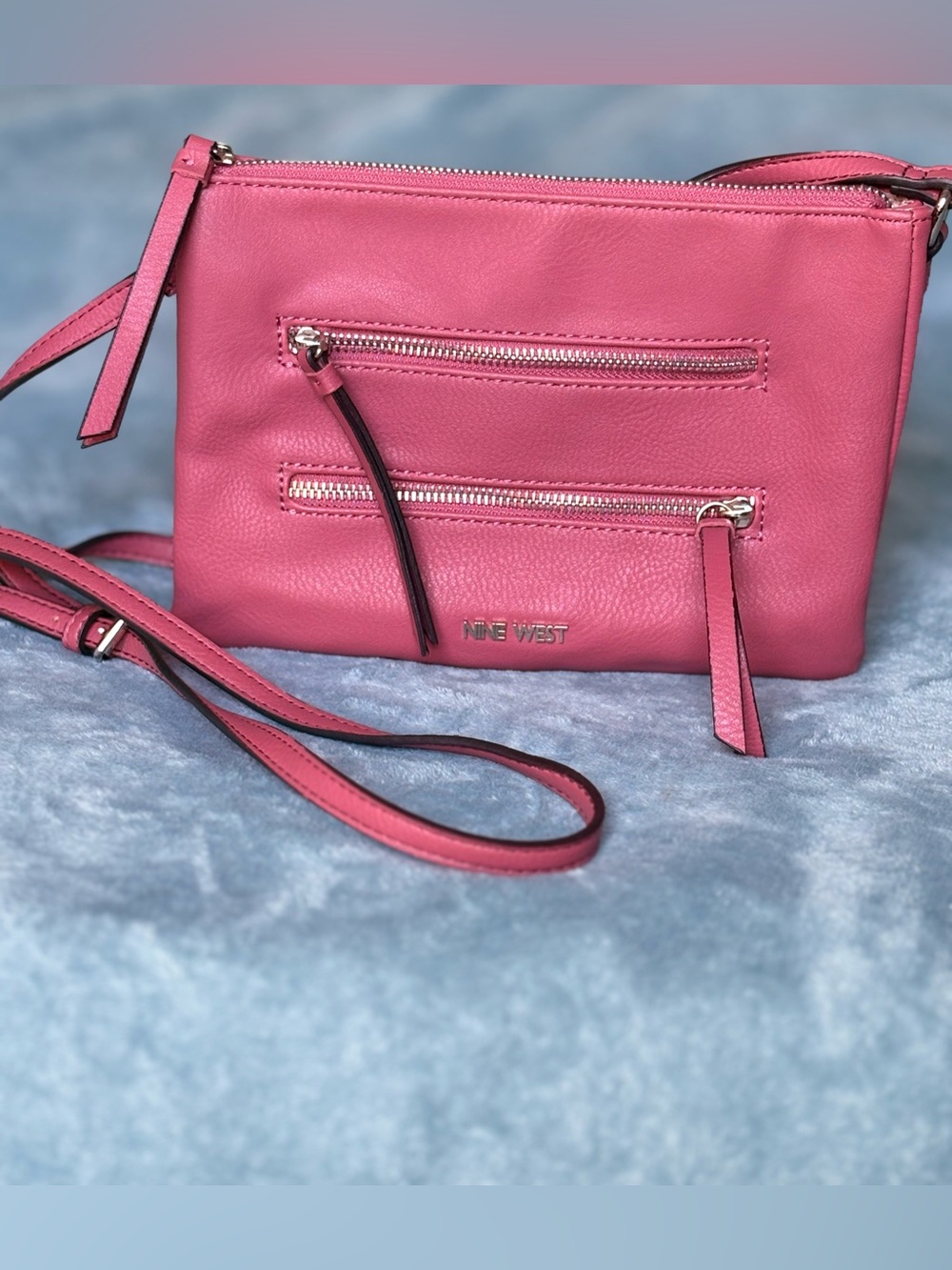 Nine West Pink Crossbody Adjustable Bag